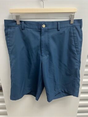 Peter Millar Blue Golf Shorts